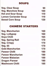 MK Ching's - Chinese And Tandoor Corner menu 2