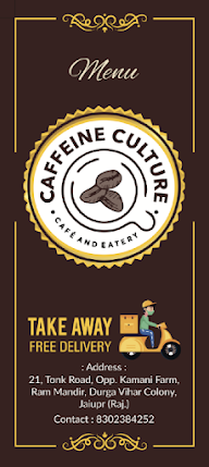 Caffeine Culture menu 1