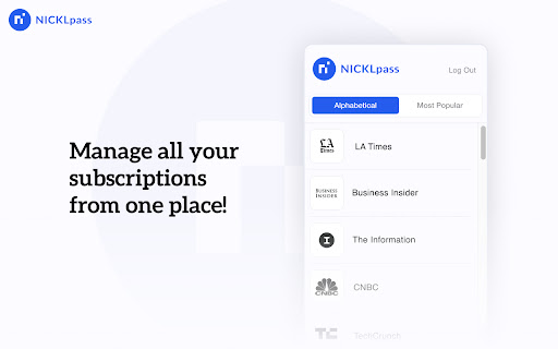 NICKLpass - No news paywalls, Save money