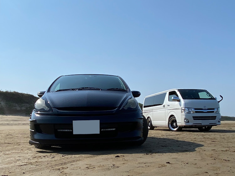 フィットの低そうで低くないちょうど良い高さの車🤭・石川くんと石川県近場、名所巡り👍😆・トライアングル ドライブ🌬💨の ぼっち旅🤳・携帯📱カメラ目線・いつもイイネ&コメントありがとうございます🙇‍♂️に関するカスタム事例の投稿画像10枚目