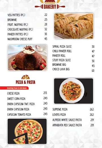 Hira Sweets menu 