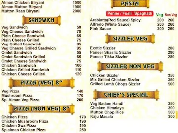 Biryani And More menu 