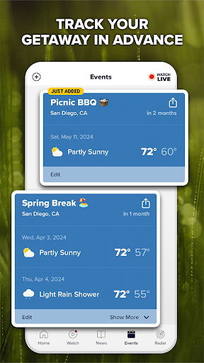 Screenshot FOX Weather: Daily Forecasts