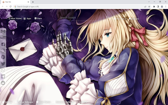 Violet Evergarden Papel de parede de