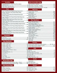 Annapurna Bengali Hotel menu 1