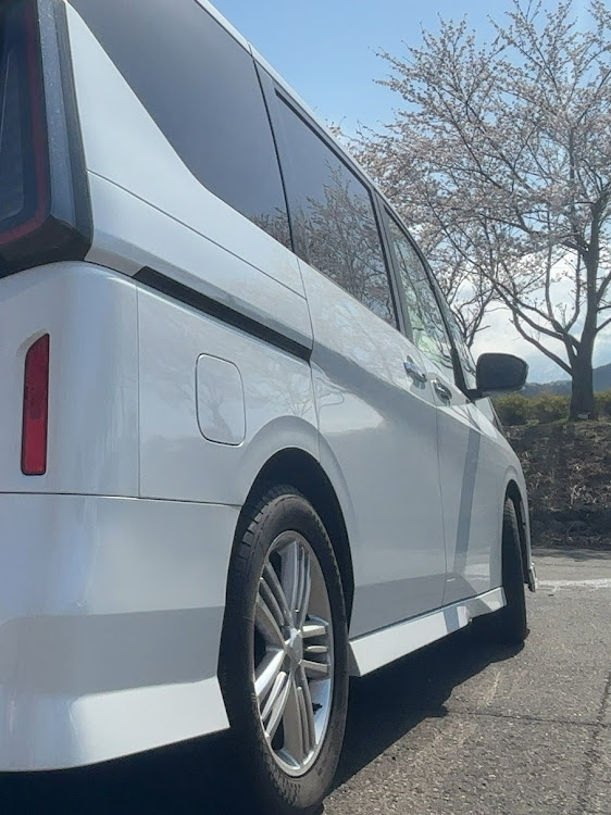 セレナの桜と愛車に関するカスタム事例の投稿画像1枚目