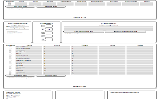 Roll20 Character Sheet Exporter for 5e