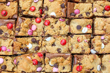 Monster Cookie Chocolate Cheesecake Bars