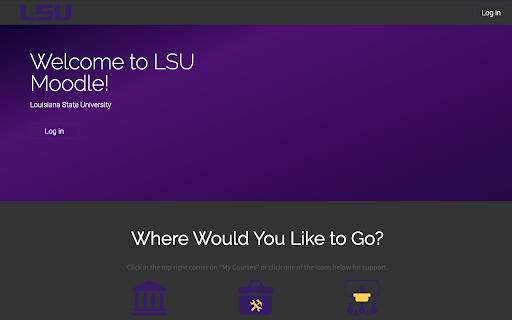 Moodle Dark -- LSU