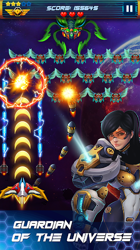 Télécharger Galaxy Force - Infinity attack space shooting  APK MOD (Astuce) screenshots 6