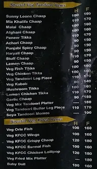 Veerji Malai Chaap Wale menu 1