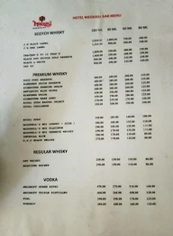 Hotel Meghraj menu 1