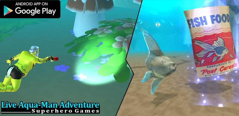 Aqua-Man Adventure: Superhero Games 3D