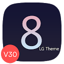 G8 Black Theme for LG V30 G6 V20 G5 Oreo 2.2 APK Herunterladen