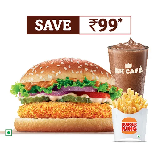 Veg Whopper + Med Fries + Chocolate Thick Shake