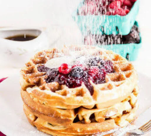 Blueberry Cream Cheese Waffles + 150ML IceCream