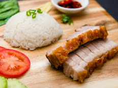 CRISPY SKIN ROAST PORK BELLY SPECIAL RICE