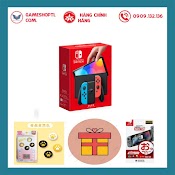 [Mã 1212Elsale10 Giảm 5% Đơn 3Tr] Máy Game Nintendo Switch Oled Model - Neon Joycon