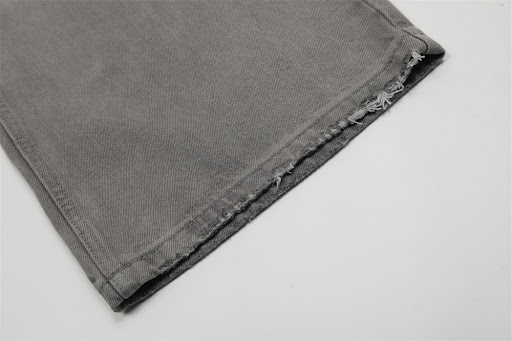Title 16, Mens Fashion American Ripped Wide-leg Jeans. C...