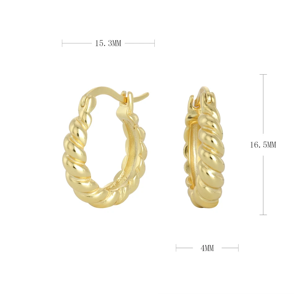 Boucles d'oreilles torsadées en argent sterling pour femmes Un bijou intemporel pour toutes les occasions. Ces boucles d'oreilles subliment votre style avec élégance.