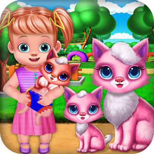 Download Mommy & Baby Kitty Daily Care-Motherhood Nursery For PC Windows and Mac