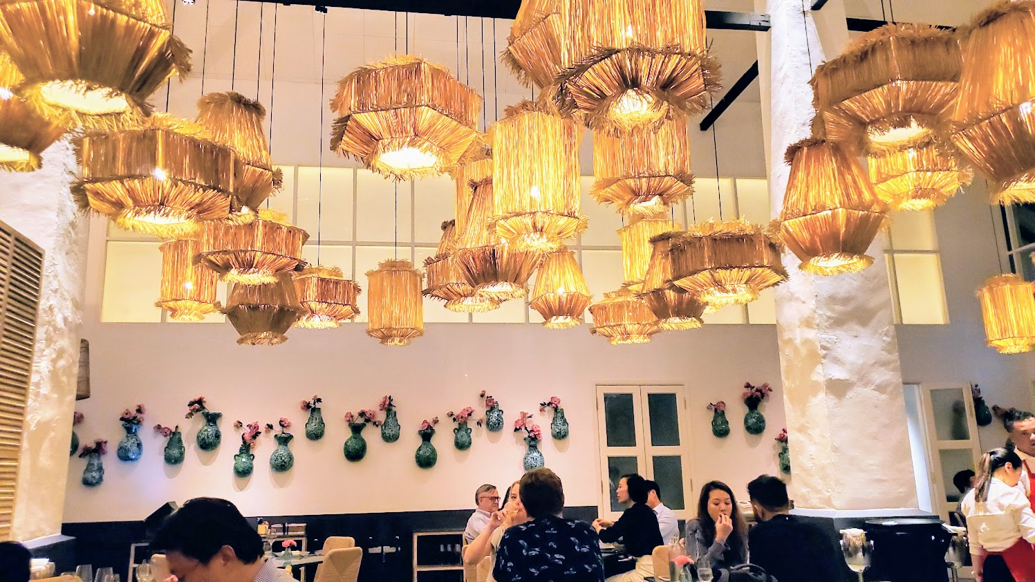 Interior of restaurant at Dinner at Candlenut for Peranakan Food