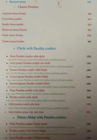 Paratha's Kitchen menu 1