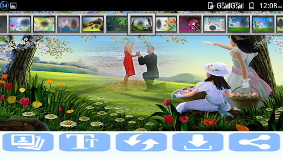 Romantic Nature Photo Frame - náhled
