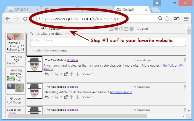 Grokall URL Shortener