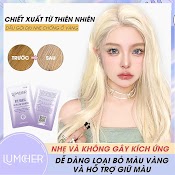 Dầu Gội Tím Khử Vàng Giữ Màu Tóc Nhuộm Tại Nhà Chính Hãng Lumcher