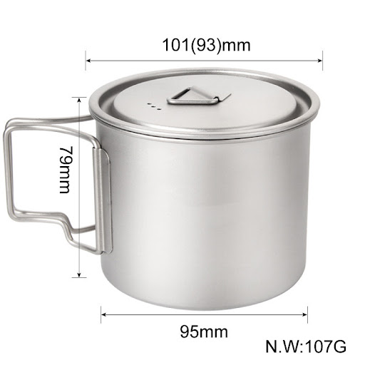 Title 6, Camping Outdoor Portable Pure Titanium Folding ...