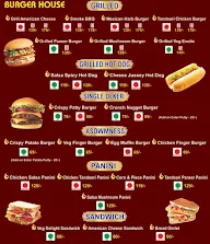 Burger House menu 1