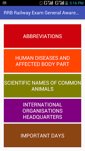 RRB Railway General Awareness