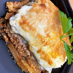 Moussaka dinner