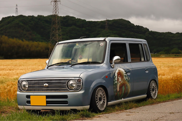 アルトラパンの狼と香辛料・ラパンL・麦畑とコラボ・聖地巡礼？・痛車イベントに関するカスタム事例の投稿画像1枚目
