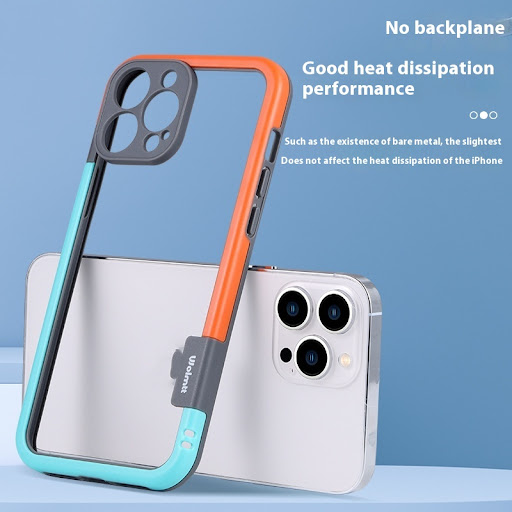 Title 1, Silicone Contrast Color Protective Cover with H...