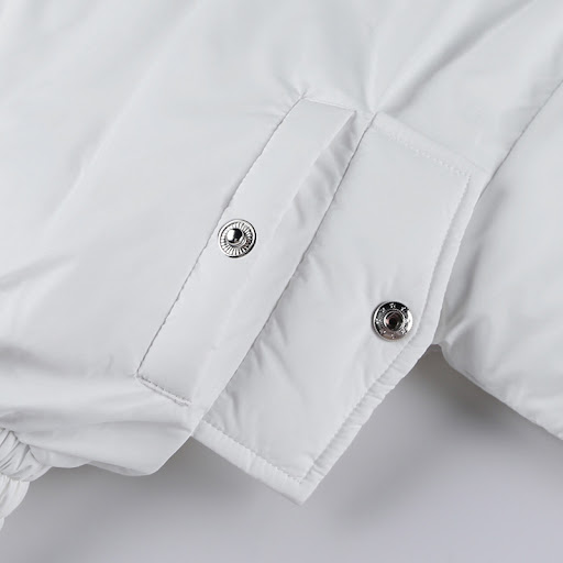 Title 12, Temperament Waist Personalized Cotton Padded Ja...