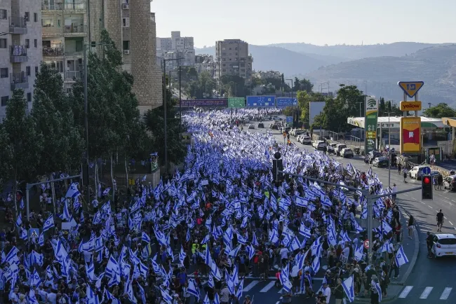 Desetine hiljada protivnika reforme pravosuđa u Izraelu stiglo do Jerusalima