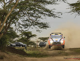 Thierry Neuville rijdt tegen boom aan en gaat na opgave nog wegzakken in Rally van Kenia