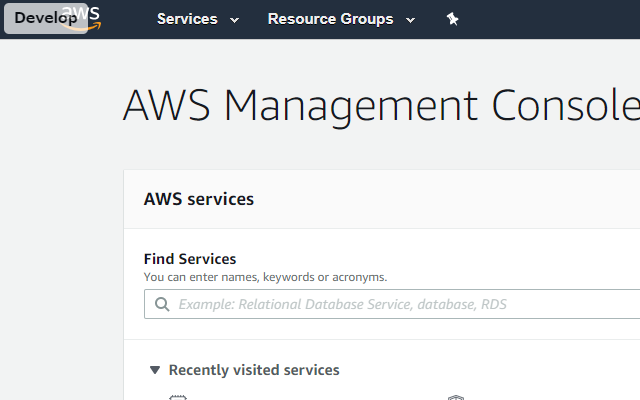 Customize AWS Console Header Preview image 4