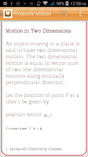 Saransh Projectile Motion