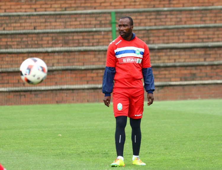 Siyabonga Nomvethe during the AmaZulu FC media open day at Kings Zwelithini Stadium on August 17, 2017 in Durban, South Africa.