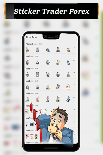 Sticker Forex Trader For WAStickerapps