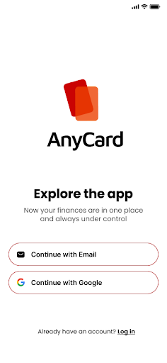 Screenshot AnyCard