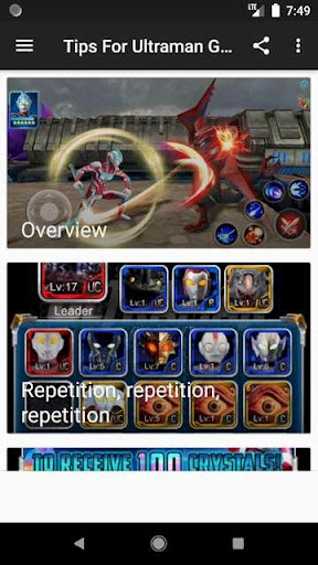 Tips For Ultraman Galaxy - Tricks & Tips Legend - v1.1