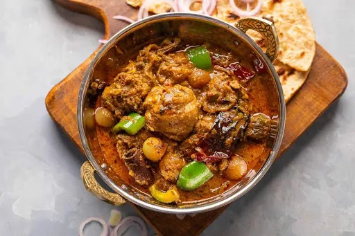 Kadhai Chicken with 3 Tawa Roti