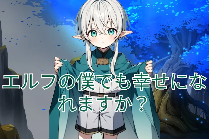 「エルフの僕でも幸せになれますか？」のメインビジュアル