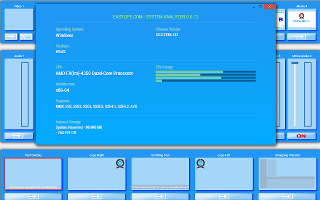 Easylife.com - System Analyzer chrome extension