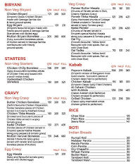 Empire Restaurant menu 1