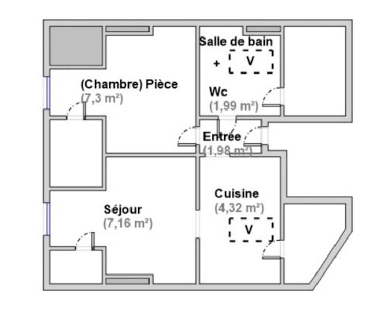 Vente appartement 3 pièces 22 m² à Asnieres-sur-seine (92600), 155 000 €